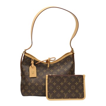 LOUIS VUITTON LV 路易威 棕色 原花 帆布 CarryAll PM 肩背包 M46203 【二手名牌BRAND OFF】
