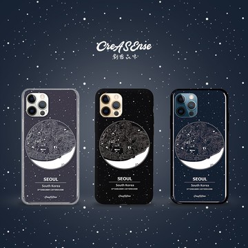 CreASEnse 旅行地圖系列 首爾 手機殼 空壓殼 液態矽膠 不只蘋果更多安卓 CSBF04