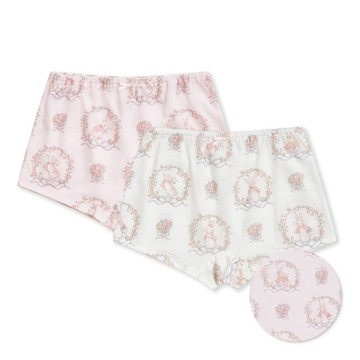 花漾兔女平口褲-2入 (天絲棉)