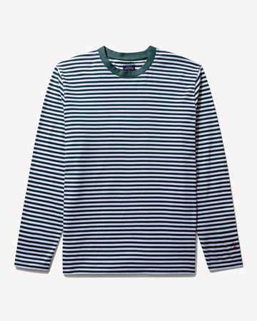 Noah Long Sleeve Striped Top Green/White / XXL