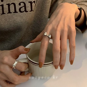 快速出貨▾附電子發票 小眾設計波浪戒 蝴蝶戒 男女對戒 細戒指 造型搭配 尾戒 點綴配件 情侶戒指 對戒 造型戒指 飾品