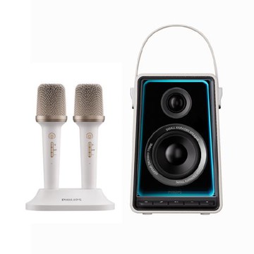【PHILIPS飛利浦】KARAOKE SET 無線藍牙雙人K歌音響 TAS5819/96  KTV