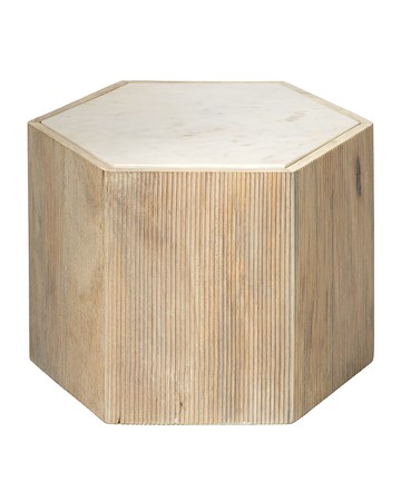 Medium Argon Hexagon Side Table