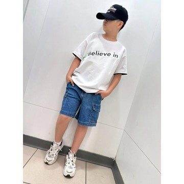 MUCH主幼商場寬版圓領T