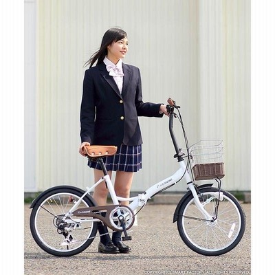 折りたたみ自転車 20インチ 全品P3倍 カゴ ダイナモライト 肉厚