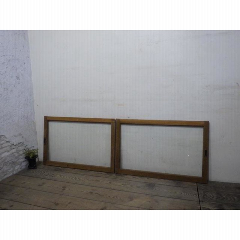 ★決算特価商品★ タZ0984◇(2)【H57cm×W88cm】×2枚◇しっかりとした造りのレトロ 建具