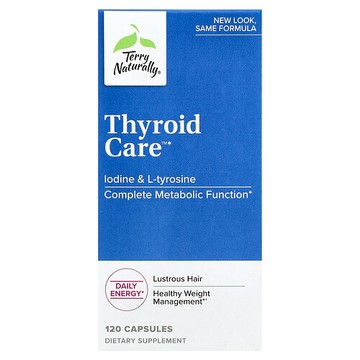 Terry Naturally, Thyroid Care™ 甲狀腺護理，120 粒膠囊