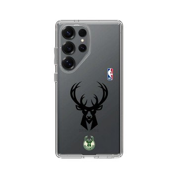 Galaxy S25 Ultra Clear 透明 - NBA - B&W-密爾瓦基公鹿 Milwaukee Bucks B&W