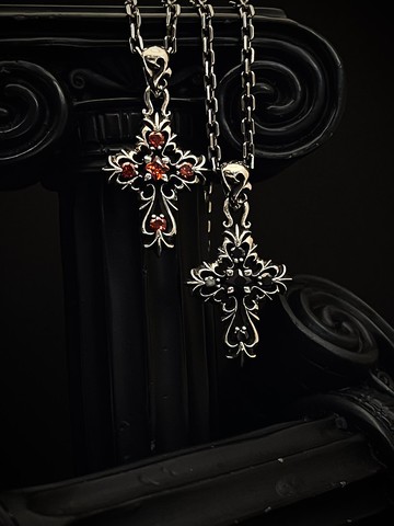 【礦石系列】信仰/十字架/純銀/單墜