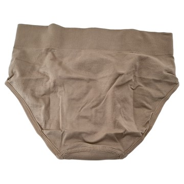 中腰收腹包臀內褲  立體提臀  雙層透氣底襠  高彈力不變形  均碼  卡其