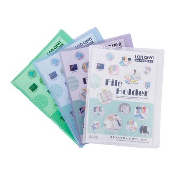 【連勤 LANCHYN】P.P 斜紋10入資料簿A4-24本入/箱 LC-5010