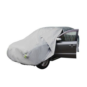 【安伯特】炫銀甲隔熱防雨車套(休旅車款) 可於聊聊提供車款將為您查詢使用尺寸【DouMyGo汽車百貨】