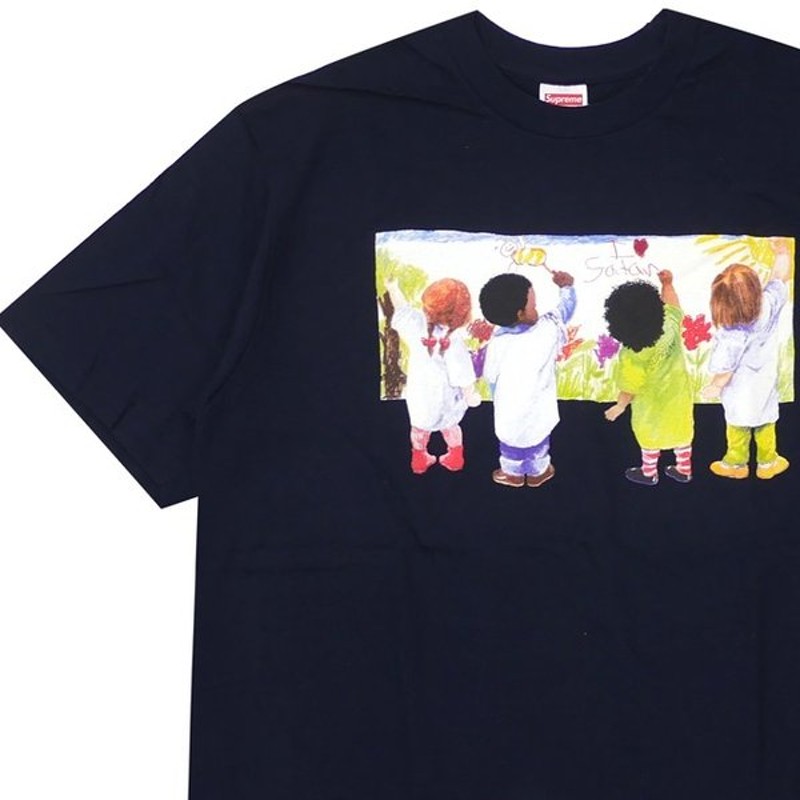 シュプリーム SUPREME Kids Tee Tシャツ NAVY ネイビー 紺 メンズ 