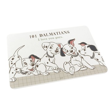 台灣製造 正版授權 迪士尼 貓狗系列珪藻土吸水地墊-101忠狗60*39*0.9cm_廠商直送