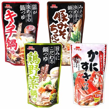 Ichibiki 火鍋高湯底(1袋入) 款式可選【小三美日】空運禁送 DS019148 快速料理 熱湯 聚會 泡菜 味噌