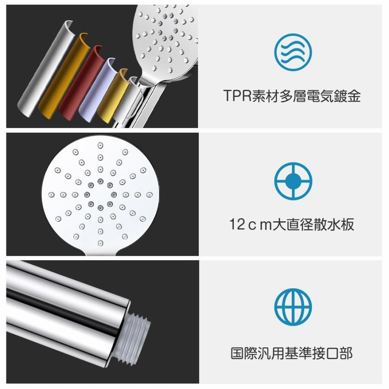 ベリッシモバブル シャワーヘッド 楽天市場】シャワーヘッド マイクロバブル 節水シャワー 80%節水