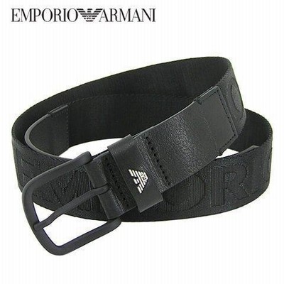 エンポリオアルマーニ EMPORIO ARMANI メンズ ベルト Y4S467 Y066G BLACK ブラック 81072 セール