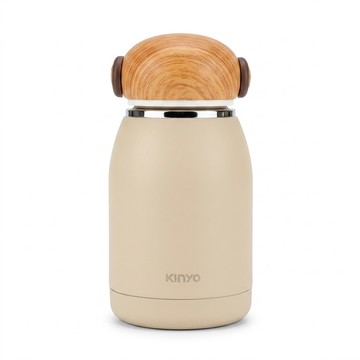 Kinyo 不鏽鋼隨行保溫杯  白色  1個  320ml