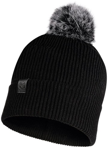 ├登山樂┤西班牙 BUFF KESHA 針織保暖毛球帽-黯夜黑 # BFL120832-999