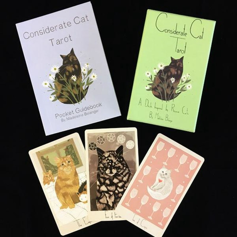 Considerate Cat Tarot/英語解説書付き