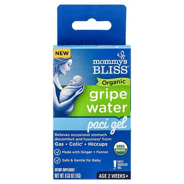 Mommy's Bliss, 有機腸痛水，安撫凝膠，年齡 2 週以上，0.53 盎司（15 克）