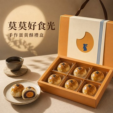 莫莫好食光 手作蛋黃酥六入禮盒 中秋限定・送禮