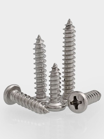 M2.9M3.5M3.9M4M5M6 201不銹鋼十字盤螺釘圓頭自攻螺絲*10x12x60