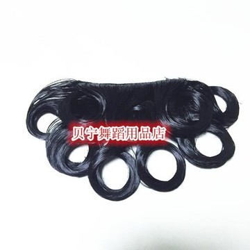 貝寧舞蹈用品店國標舞發飾摩登舞比賽復古劉海配飾拉丁舞假發頭飾