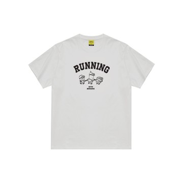 CACO-MIT 奔跑小小兵趣味印花短T-男【J1US500】