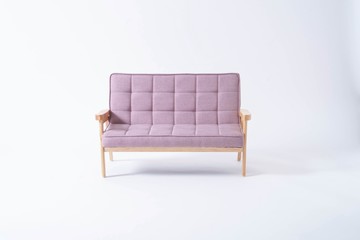 BunnyTickles - 雙人小沙發_貓抓布-夜櫻紫