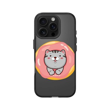 iPhone 16 Pro Clear 酷墨灰 - VITA VITA．塔仔是隻貓 - 再吃一口胖嘟嘟