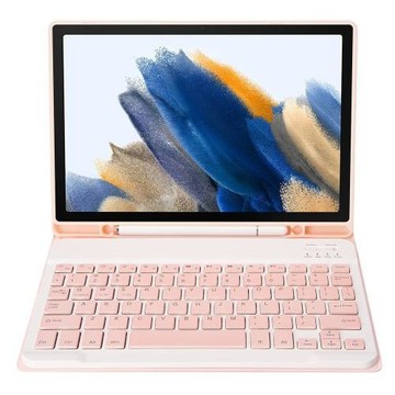 適用三星S6 Lite平板S9藍牙鍵盤11寸S8皮套S7筆槽硅膠保護套鼠標