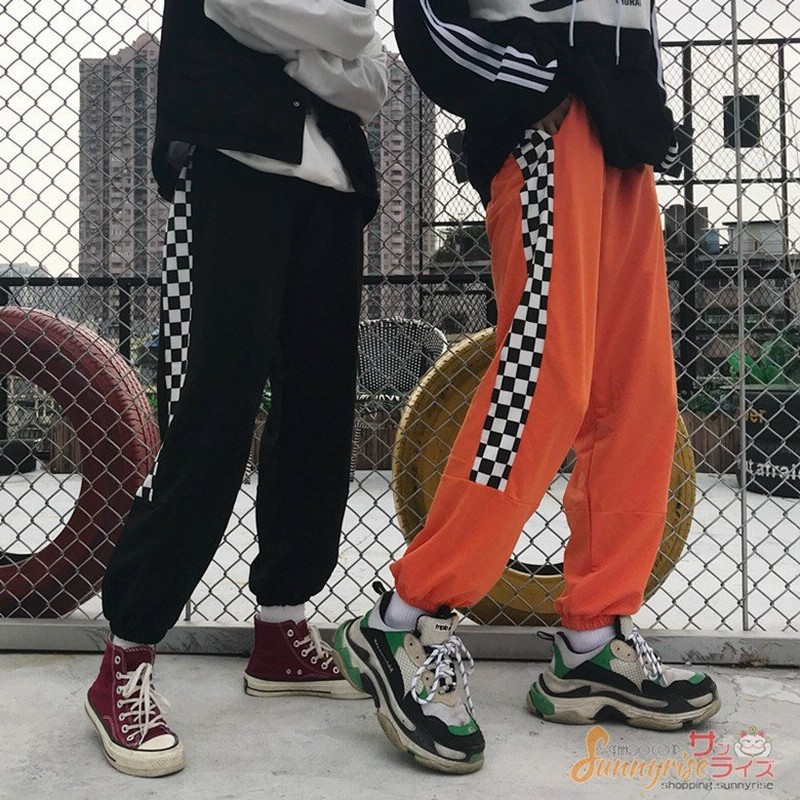 レディース ダンス 衣装 ヒップホップ Hiphop 無地チェック 切り替え パンツ 原宿系 奇抜 派手 個性的 ダンス 衣装 コスチューム ステージ衣装 練習着 演出服 通販 Lineポイント最大0 5 Get Lineショッピング