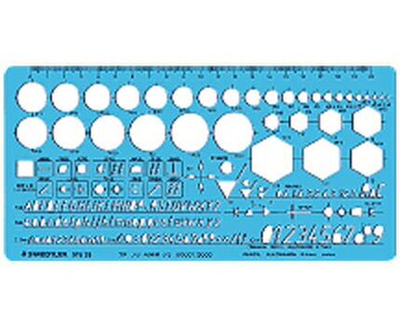 【STAEDTLER 施德樓】日本原裝加工符號板