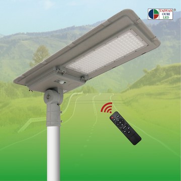 台灣歐日光電led一體式太陽能路燈 工程款 50w 附遙控器fb50c