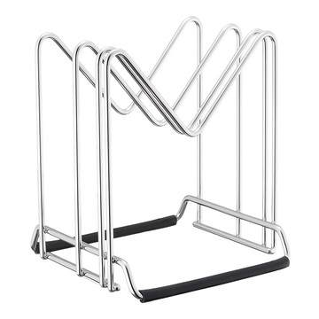 鍋蓋砧板架  銀色  1個