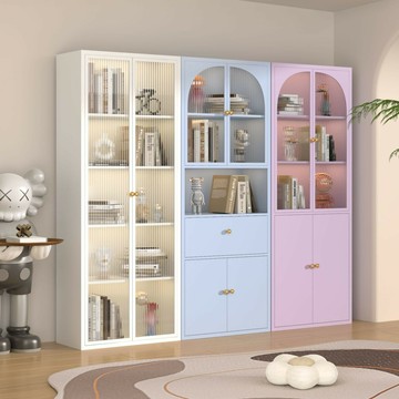 【店家優選】多层落地书架儿童收纳柜客厅简易储物展示柜