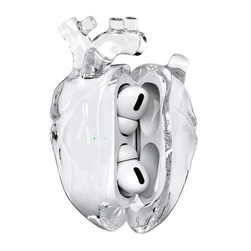 心臟Airpodspro2蘋果耳機殼液態硅膠airpods3保護套新款