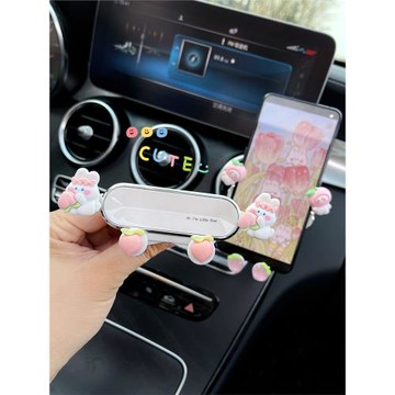 新款車載手機架車支架汽車導航車用出風口車內女士專用固定支撐架