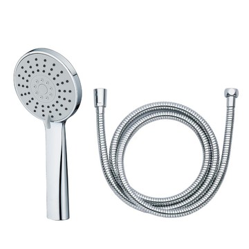 Lolat三段舒緩按摩蓮蓬頭組(附不銹鋼軟管)HS336