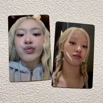⭐正版代購⭐朴彩英rose肉小卡 rosié深圳快閃滿額卡 麻花辮嘟嘴肉 BLACKPINK