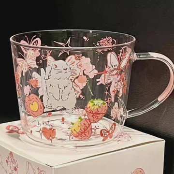 西比爾小清新玻璃茶壺茶杯套裝耐熱家用帶茶隔花茶壺玻璃杯煮茶壺