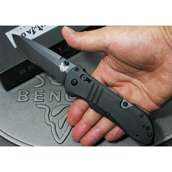 ベンチメイド 917SBK タクティカル トリアージ ブラック直・波コンビ刃 ,折り畳みナイフ ,BENCHMADE Tactical Triage 日本正規品