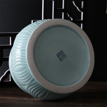 家居佛堂室內香薰爐陶瓷線香爐家用供奉插香爐供佛佛具擺件盤香爐 c7301