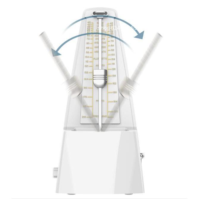 メトロノーム コンパクト振り子式 大音量 ピアノ練習 楽器演奏用 音楽 ベテラン向き ピンク ホワイト ブラックメトロノーム