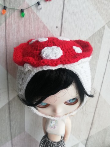 Blythe 娃娃專用 毒蠅傘帽