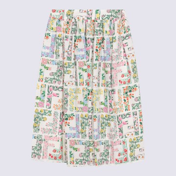 Fendi Multicolor Cotton Skirt