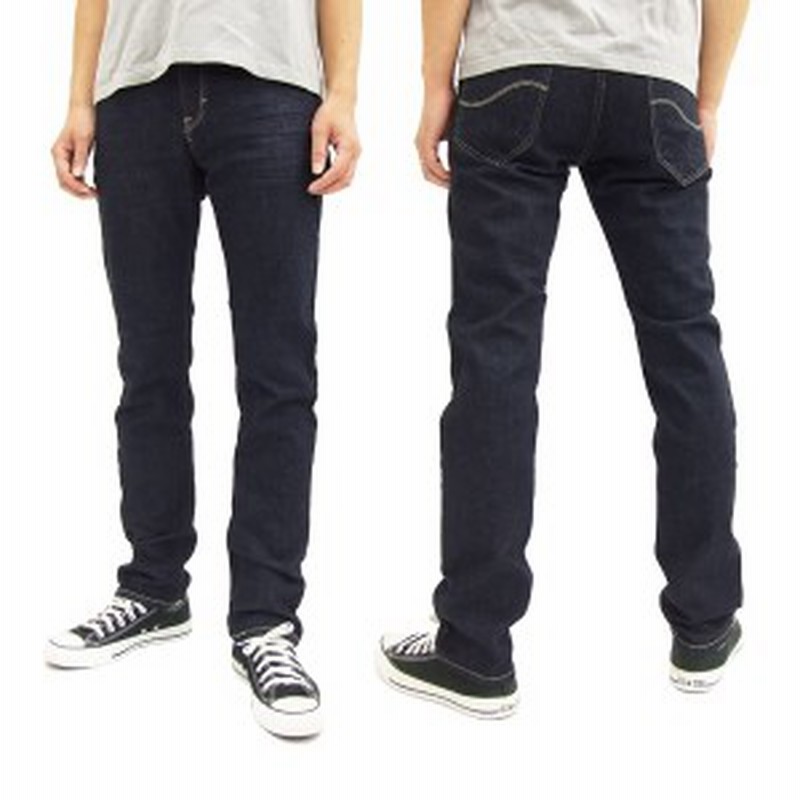 Lee スリム テーパード デニムパンツ リー Lm0813 100 メンズ ワンウォッシュ ジーンズ 新品 通販 Lineポイント最大get Lineショッピング