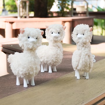 草泥馬絨毛發條公仔 Alpaca Wind-up Walker