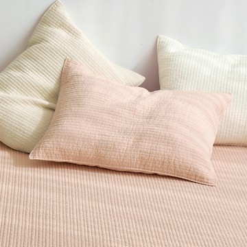 Prielle 棉花糖阿薩水洗純棉枕頭套  1個  50x70cm  桃子果子露